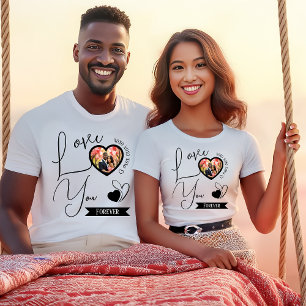 Personalised Love You Forever Valentine's Day T-Shirt