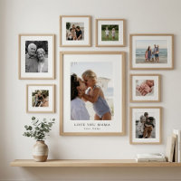 Personalised Love You Mama Photo Poster | Custom