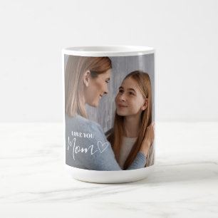 Personalised Love You Mum Photo Coffee Mug