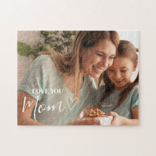Personalised Love You Mum Photo Jigsaw Puzzle