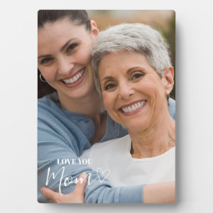 Personalised Love You Mum Photo Plaque