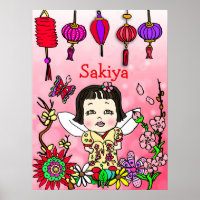 Personalised Loved, Blessed and Adored Fairy