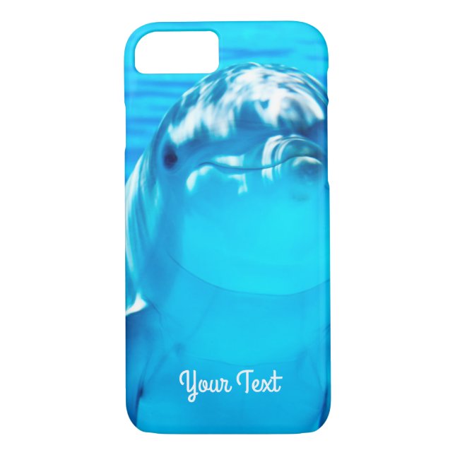 Personalised Lovely Dolphin Underwater Sea Life Case-Mate iPhone Case (Back)