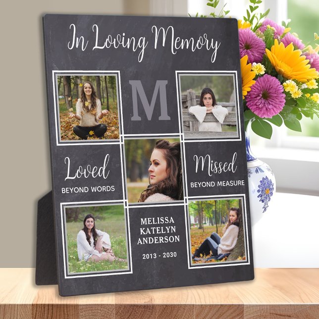 Personalised Loving Memory Unique Memorial Photo Plaque (Creator Uploaded)