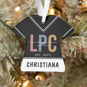 Personalised LPC Licensed Professional Counsellor Ornament