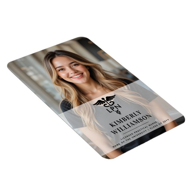 Personalised LPN Licensed Practical Nurse Photo Magnet (Right Side)