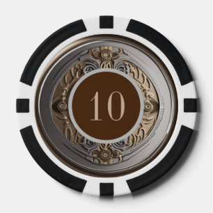 Personalised Lucky charm Poker Chips