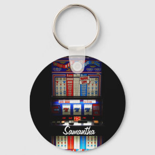 Personalised Lucky Slot Machine Keychain