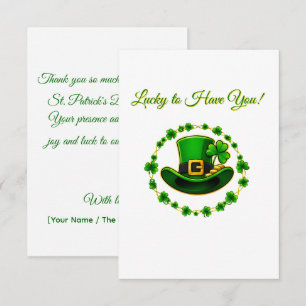 Personalised Lucky to Have You Card