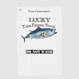 Personalised Lucky Tuna Fishing Towel