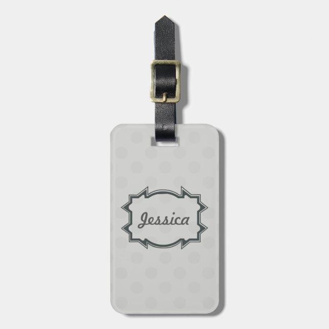 Personalised luggage tag (Front Vertical)