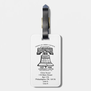 Personalised Luggage Tag Style B- 176