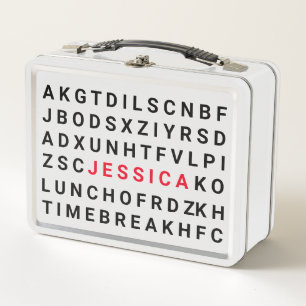 Personalised Lunch Box - Word Search