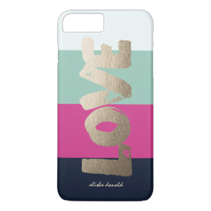 Personalised   Luxe Stripes iPhone 8 Plus/7 Plus Case