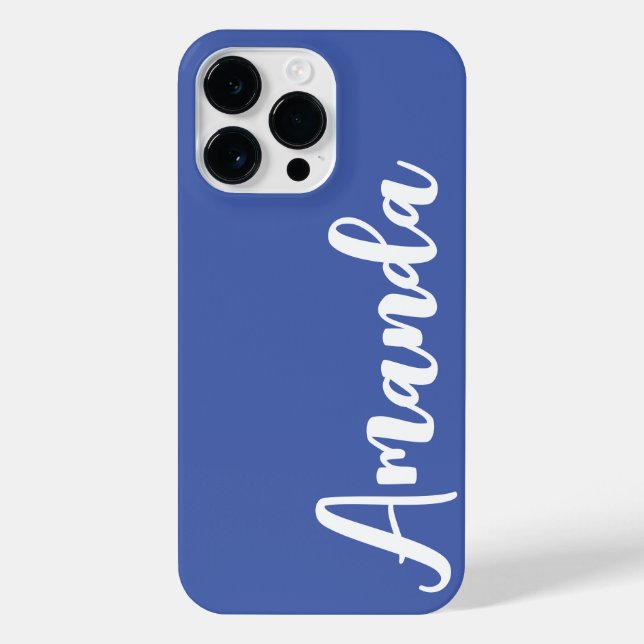 Personalised Luxury Custom Name Monogram iPhone  Case (Back)