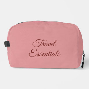 Personalised Luxury Deluxe Travel Kit Dopp Kit