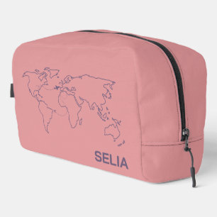 Personalised Luxury Deluxe Travel Kit Dopp Kit