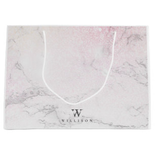 Personalised Luxury Marble Large Gift Bag