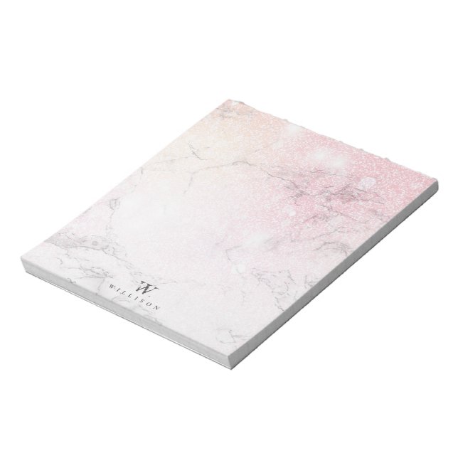 Personalised Luxury Marble Notepad (Rotated)