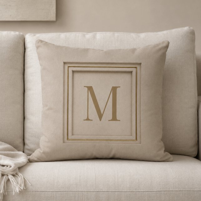 Personalised Luxury Monogram Cushion (Creator Uploaded)