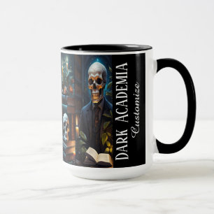 Personalised Macabre Library Dark Academia Mug