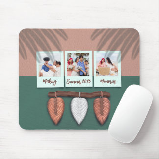 Personalised Macrame Feather Boho Mousepad