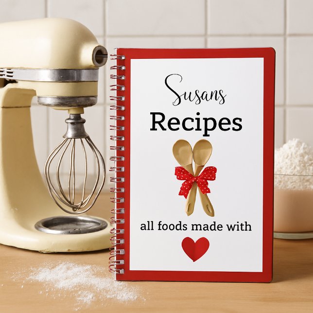 Personalised Made with Love Recipe Notebook (Creator Uploaded)