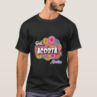 Personalised Maestra Spanish Teacher Sra Acosta T-Shirt