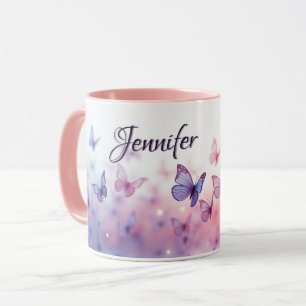 Personalised Magical Butterfly Coffee Mug