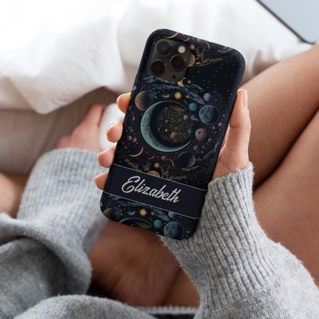 Personalised Magical Celestial Sun Moon Stars  Case-Mate iPhone Case (Creator Uploaded)