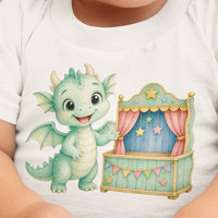 Personalised Magical Little Dragon Puppet Stage