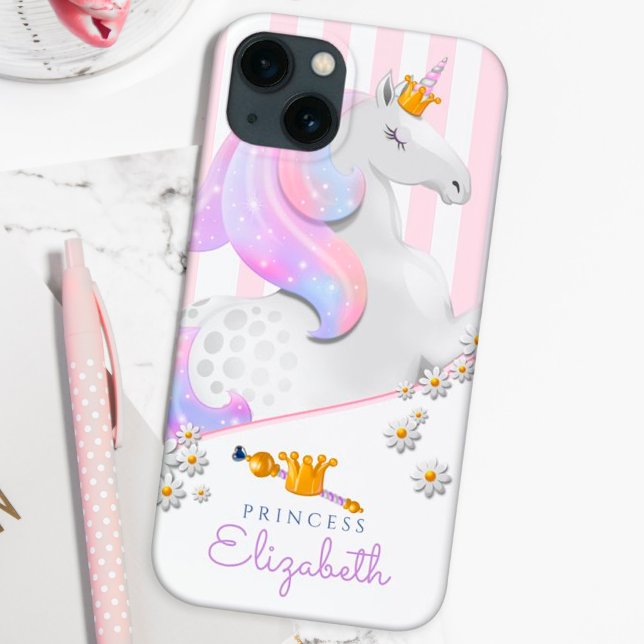 Personalised Magical Pink Unicorn  Case-Mate iPhon Case-Mate iPhone Case (Creator Uploaded)