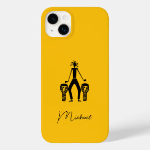 Personalised, Magical Silhouette Drummer Case-Mate iPhone 14 Plus Case
