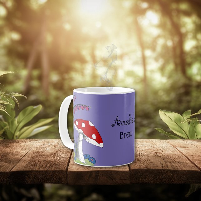 Personalised Magical Toadstool Coffee Mug (Creator Uploaded)