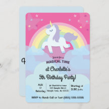 Personalised Magical Unicorn Birthday with Photo