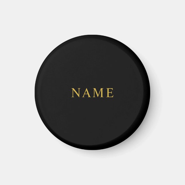Personalised Magnet Featuring Your Custom Name Des (Front)