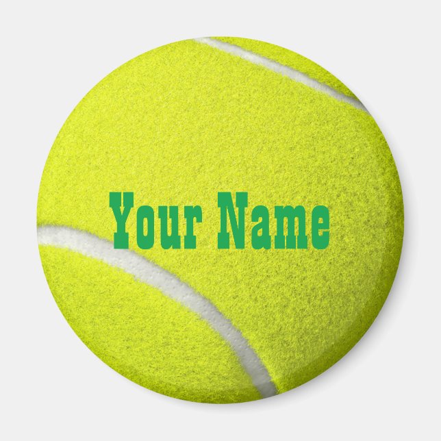 Personalised Magnet Tennis Ball (Front)