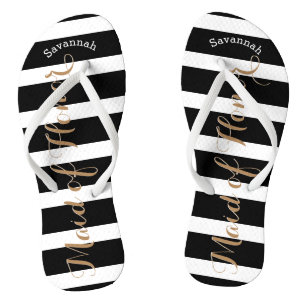 Personalised Maid of Honour or Any Colour Thongs