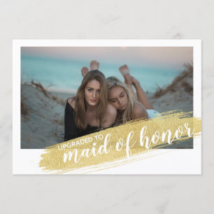 [Personalised] Maid of Honour Proposal Photo Card