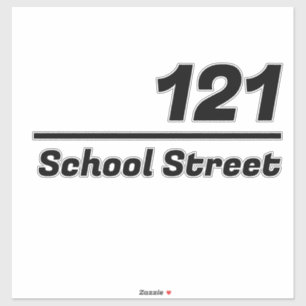Personalised Mailbox Number and Address