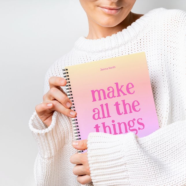 Personalised Make All The Things Journal (Creator Uploaded)