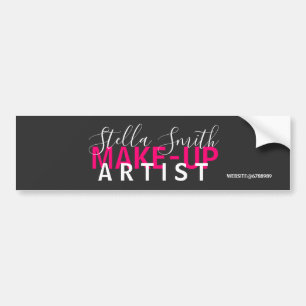 Personalised Makeup Artist Standard Bumper Sticker