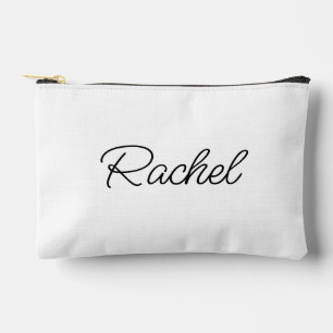 Personalised Makeup Bag, Bride Large Cosmetic Bag, Accessory Pouch