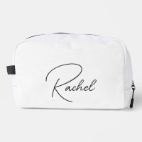 Personalised Makeup Bag, Bride Large Cosmetic Bag,
