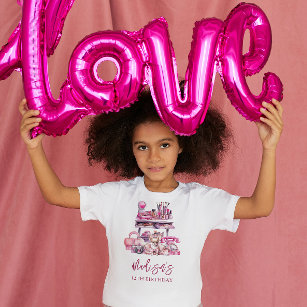 Personalised Makeup Birthday Party T-Shirt