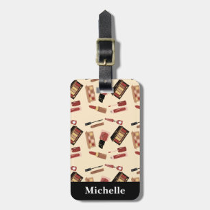 Personalised Makeup Cosmetics Pattern Cosmetology  Luggage Tag