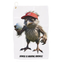 Personalised Making Birdies - Golf Towel