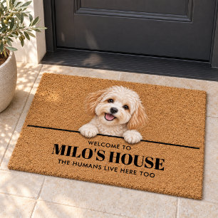 Personalised Maltipoo Dog Welcome Doormat