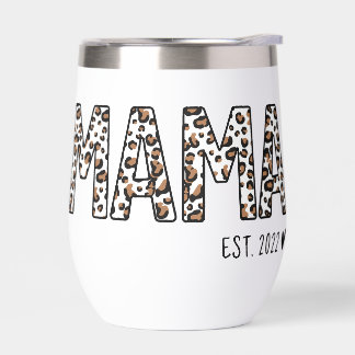 Personalised MAMA Leopard Print Est.