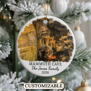 Personalised Mammoth Cave National Park, Kentucky Ceramic Ornament